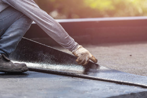 Professional Basement Waterproofing technician working in Clinton, MI